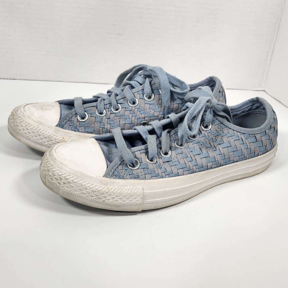 Womens Converse All Star Dream Weave Blue Low Top Sneakers Shoes Size 6.5